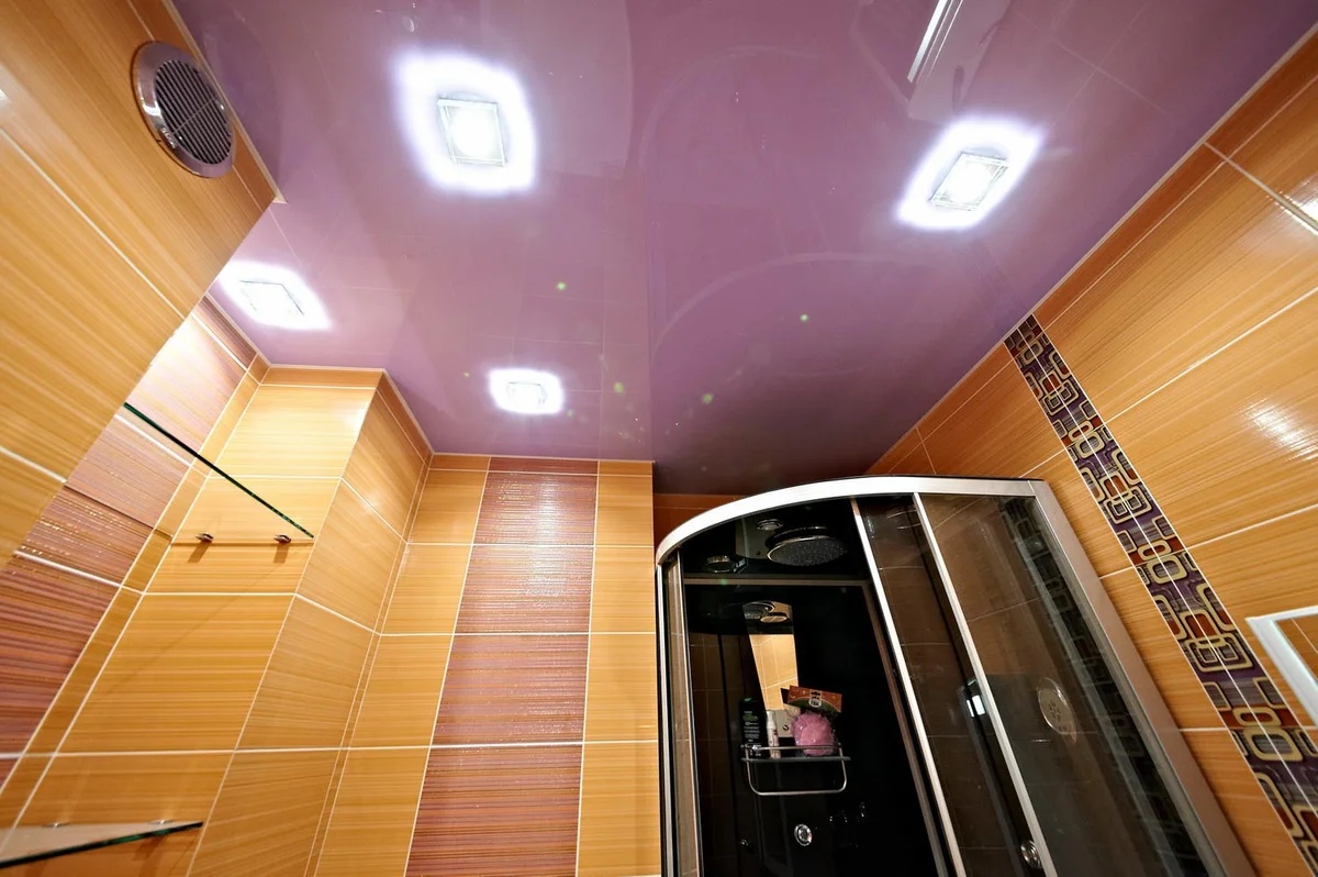 Натяжные потолки в туалет в Смоленске